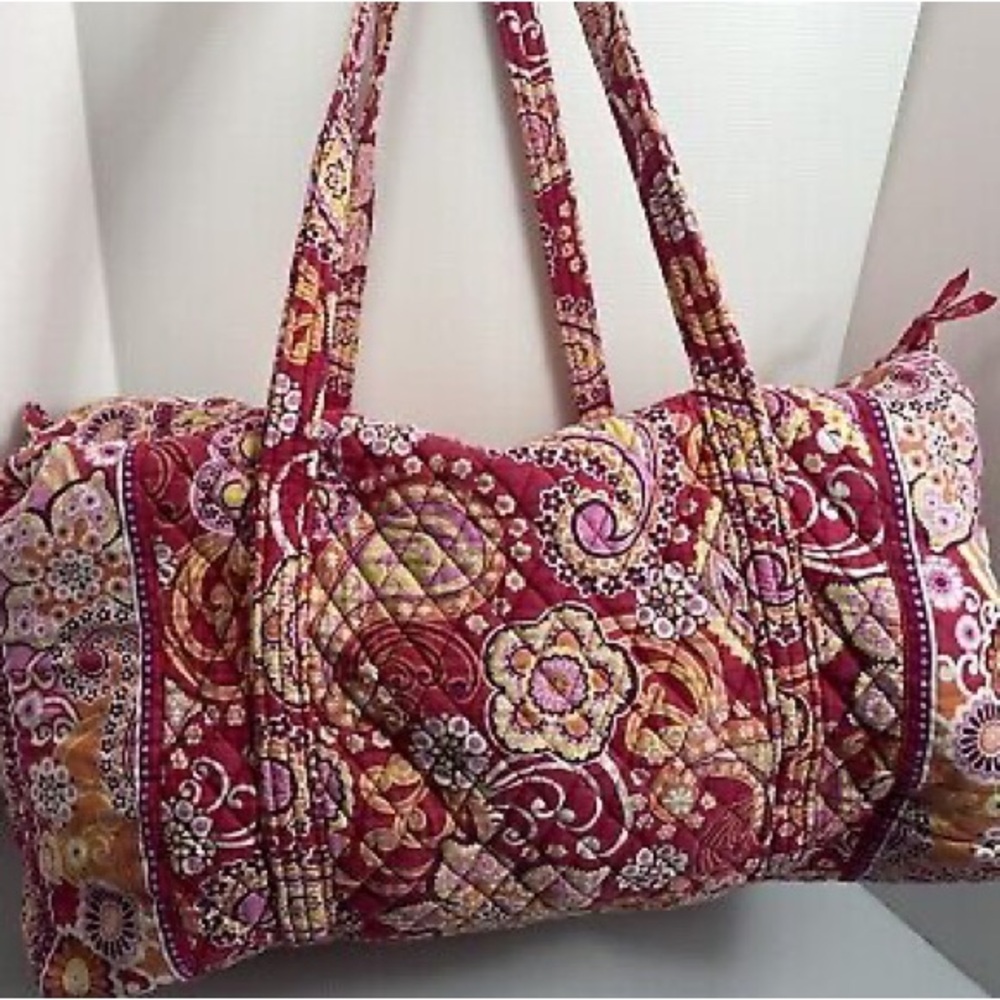 Vera Bradley Floral Quilted Duffel Bag